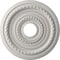 Ekena Millwork Cole PVC Medallion (Canopies up to 4 1/2"), 16"OD x 3 1/2"ID x 1"P, UltraCover Satin Blossom White CMP16COGBW - alternate 1